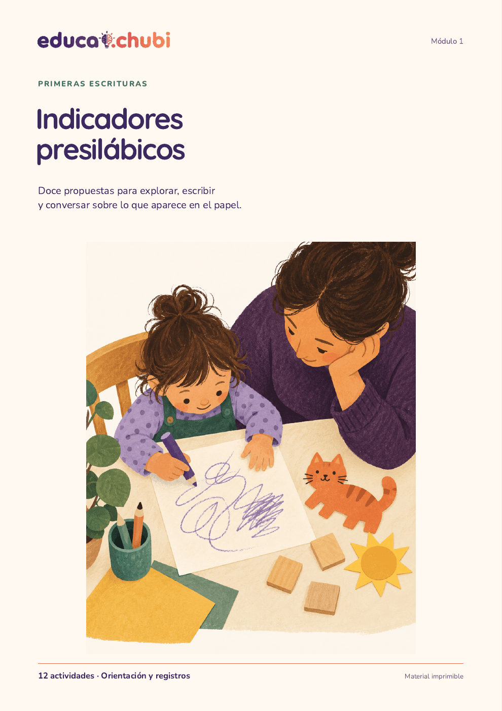 Portada de Indicadores presilábicos